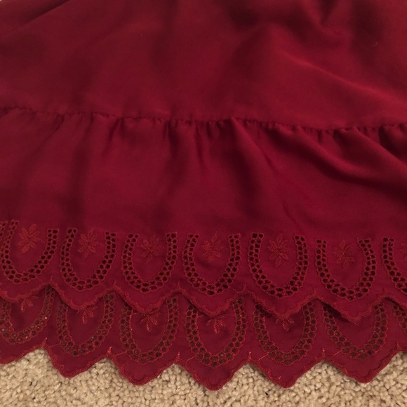Madewell Skirt Size M: Dark Red/Burgundy - Picture 3 of 5